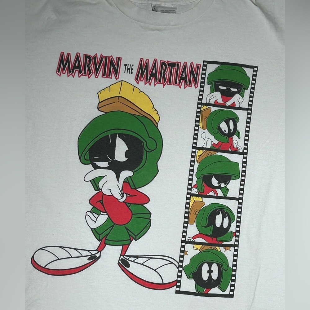 XL RARE Vintage Marvin the Martian Tee - Picture 2 of 3